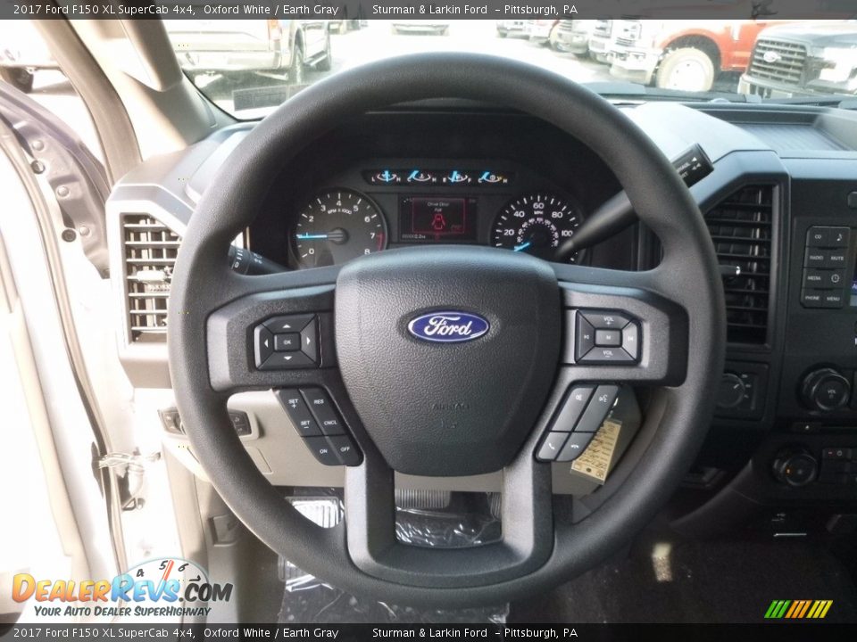 2017 Ford F150 XL SuperCab 4x4 Steering Wheel Photo #11