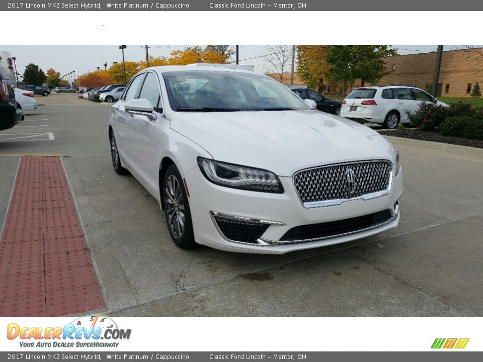 Front 3/4 View of 2017 Lincoln MKZ Select Hybrid Photo #1
