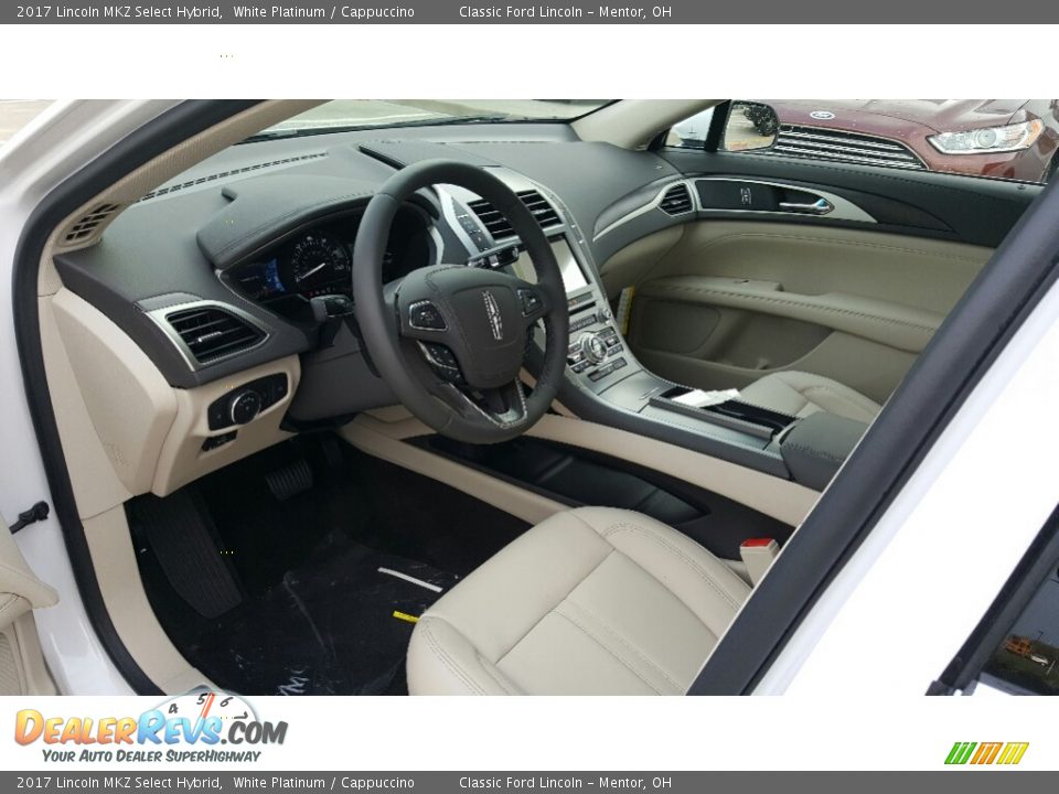 Cappuccino Interior - 2017 Lincoln MKZ Select Hybrid Photo #5