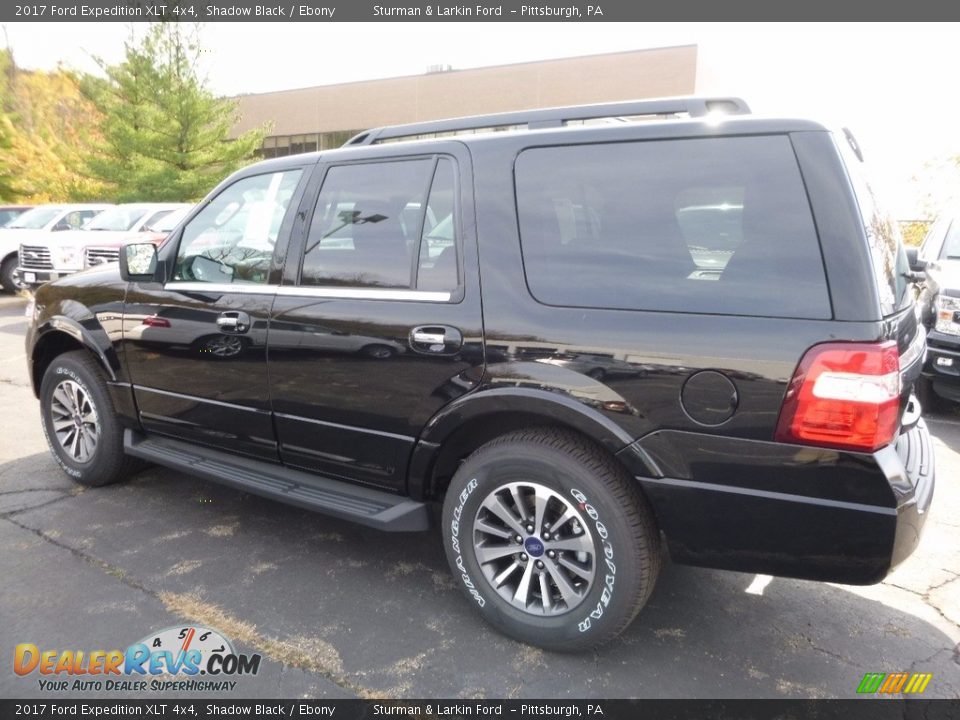 2017 Ford Expedition XLT 4x4 Shadow Black / Ebony Photo #3