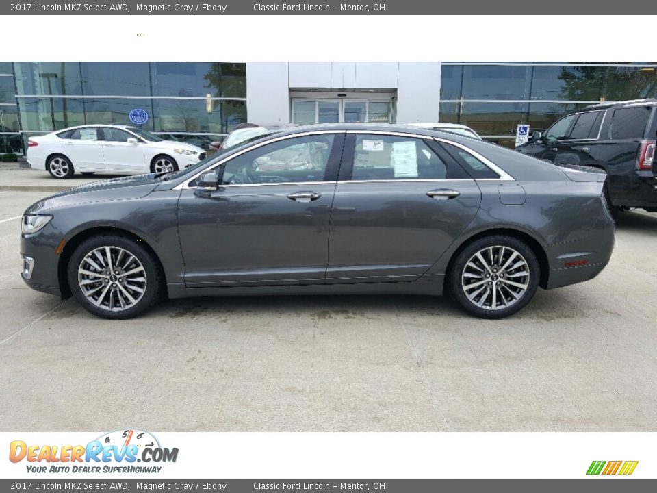 Magnetic Gray 2017 Lincoln MKZ Select AWD Photo #3