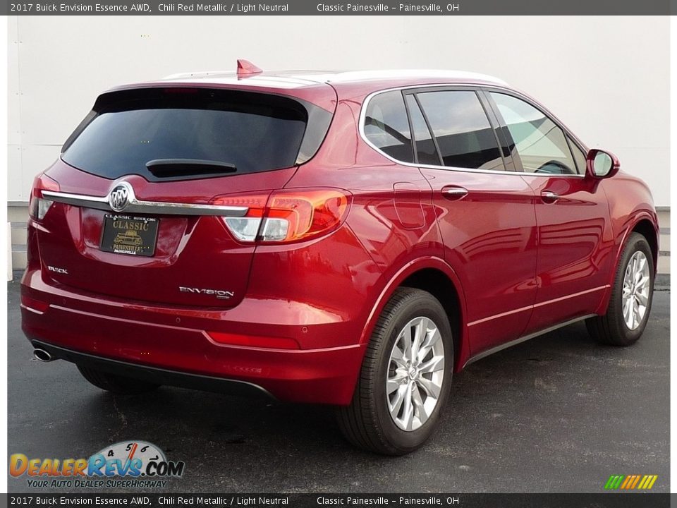 2017 Buick Envision Essence AWD Chili Red Metallic / Light Neutral Photo #2