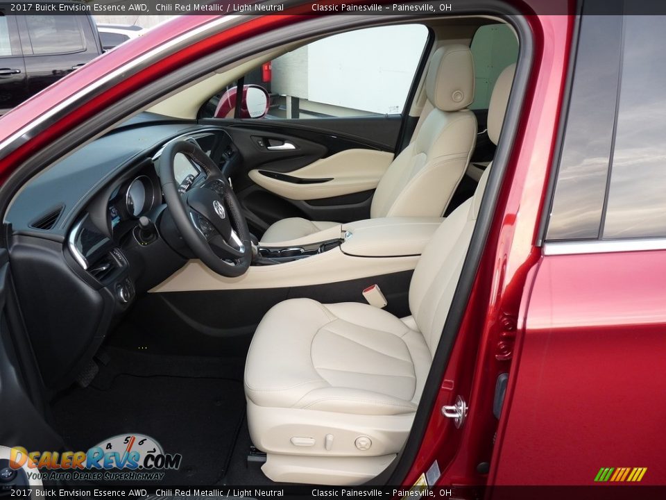 2017 Buick Envision Essence AWD Chili Red Metallic / Light Neutral Photo #6