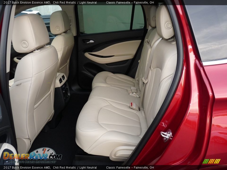2017 Buick Envision Essence AWD Chili Red Metallic / Light Neutral Photo #7