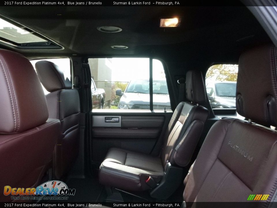 2017 Ford Expedition Platinum 4x4 Blue Jeans / Brunello Photo #8