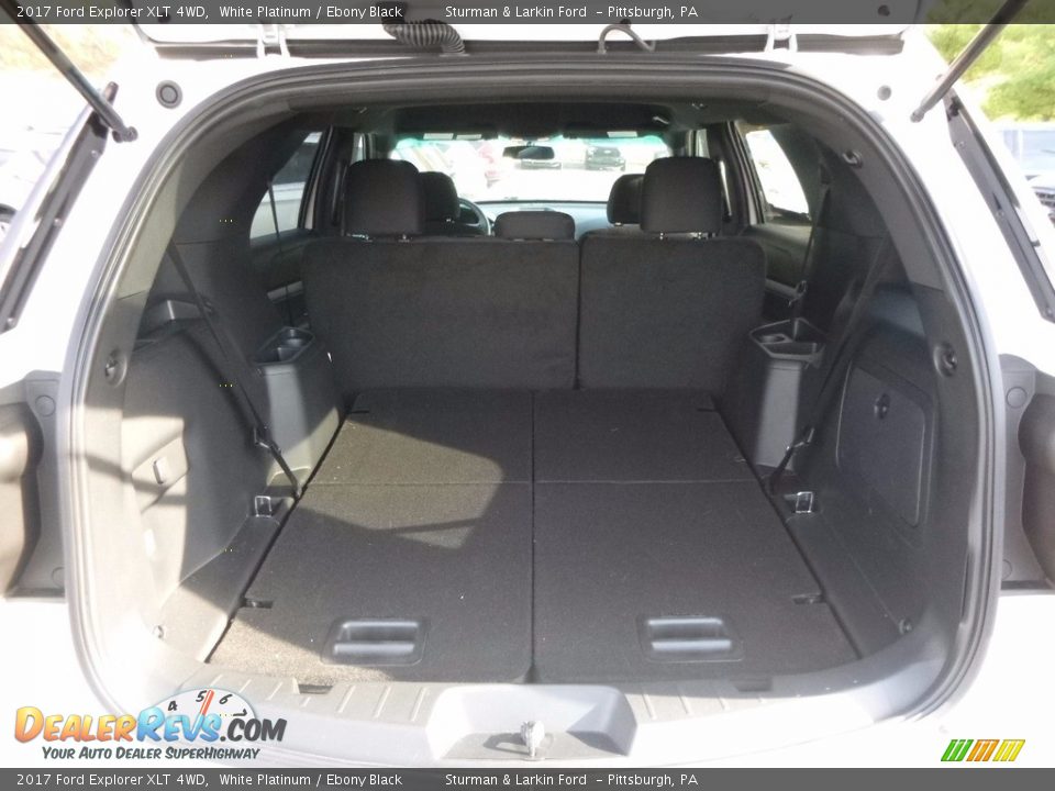 2017 Ford Explorer XLT 4WD White Platinum / Ebony Black Photo #6