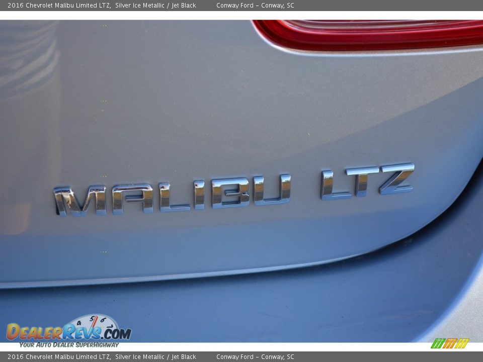 2016 Chevrolet Malibu Limited LTZ Silver Ice Metallic / Jet Black Photo #6