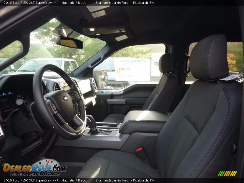 2016 Ford F150 XLT SuperCrew 4x4 Magnetic / Black Photo #6