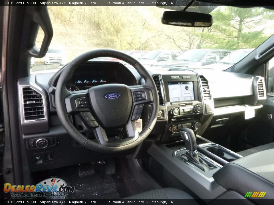 2016 Ford F150 XLT SuperCrew 4x4 Magnetic / Black Photo #8