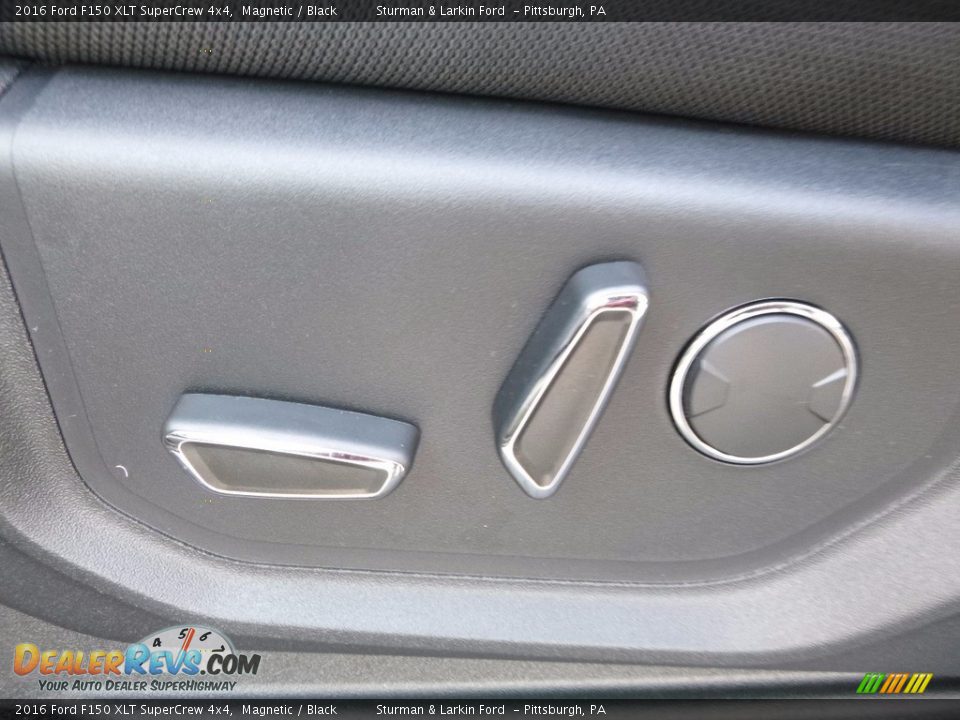 2016 Ford F150 XLT SuperCrew 4x4 Magnetic / Black Photo #11