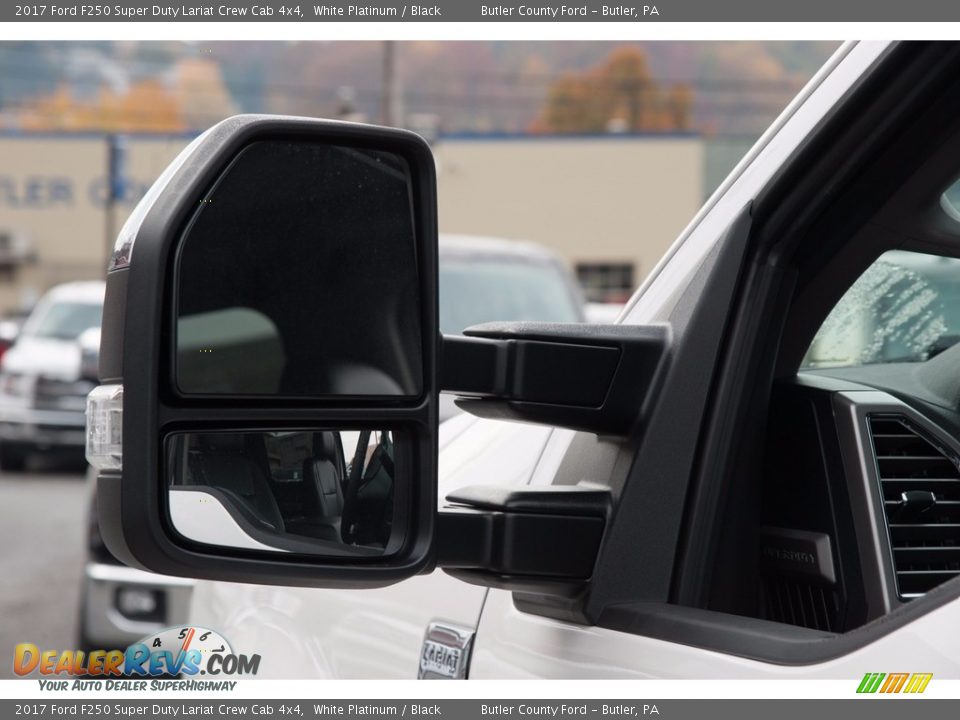 2017 Ford F250 Super Duty Lariat Crew Cab 4x4 White Platinum / Black Photo #7