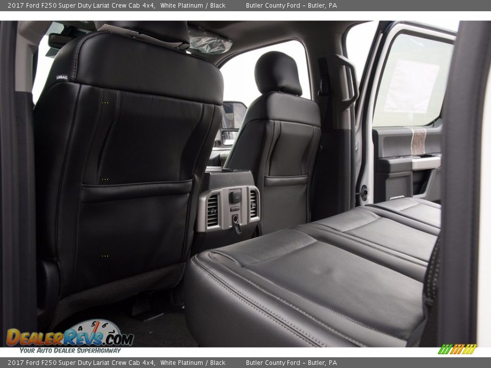 Rear Seat of 2017 Ford F250 Super Duty Lariat Crew Cab 4x4 Photo #17