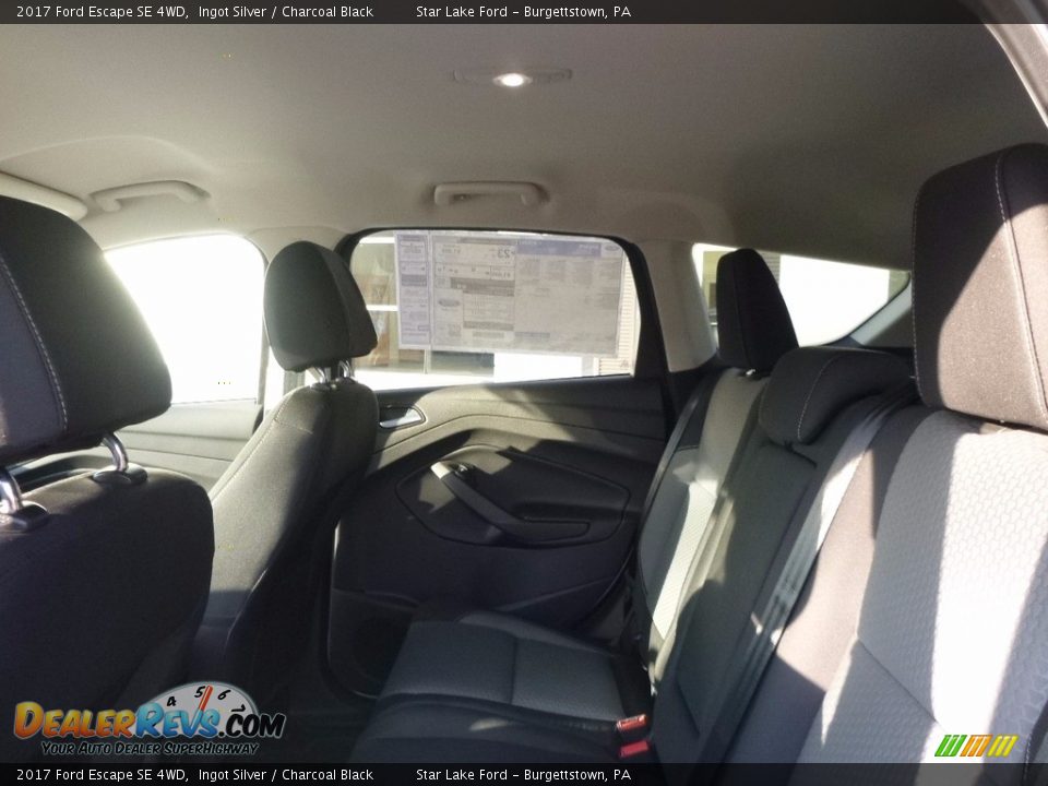 2017 Ford Escape SE 4WD Ingot Silver / Charcoal Black Photo #10