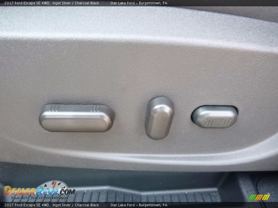 2017 Ford Escape SE 4WD Ingot Silver / Charcoal Black Photo #14