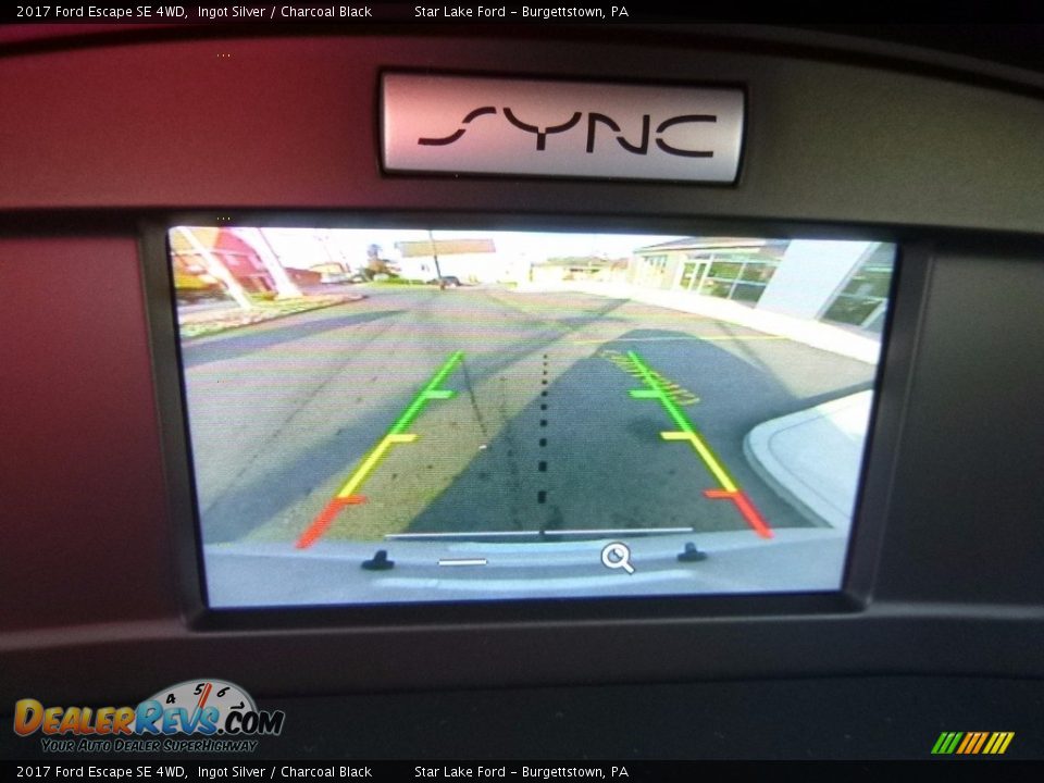 2017 Ford Escape SE 4WD Ingot Silver / Charcoal Black Photo #17
