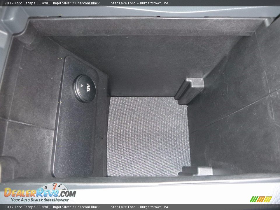 2017 Ford Escape SE 4WD Ingot Silver / Charcoal Black Photo #19