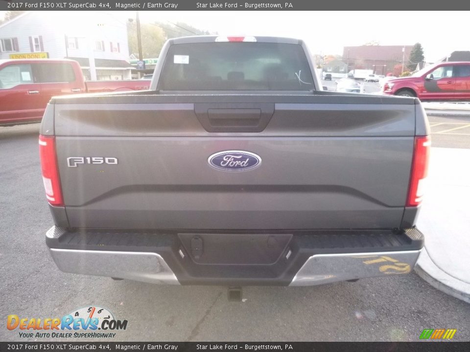 2017 Ford F150 XLT SuperCab 4x4 Magnetic / Earth Gray Photo #7