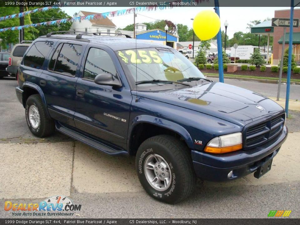 1999 Dodge Durango SLT 4x4 Patriot Blue Pearlcoat / Agate Photo #3