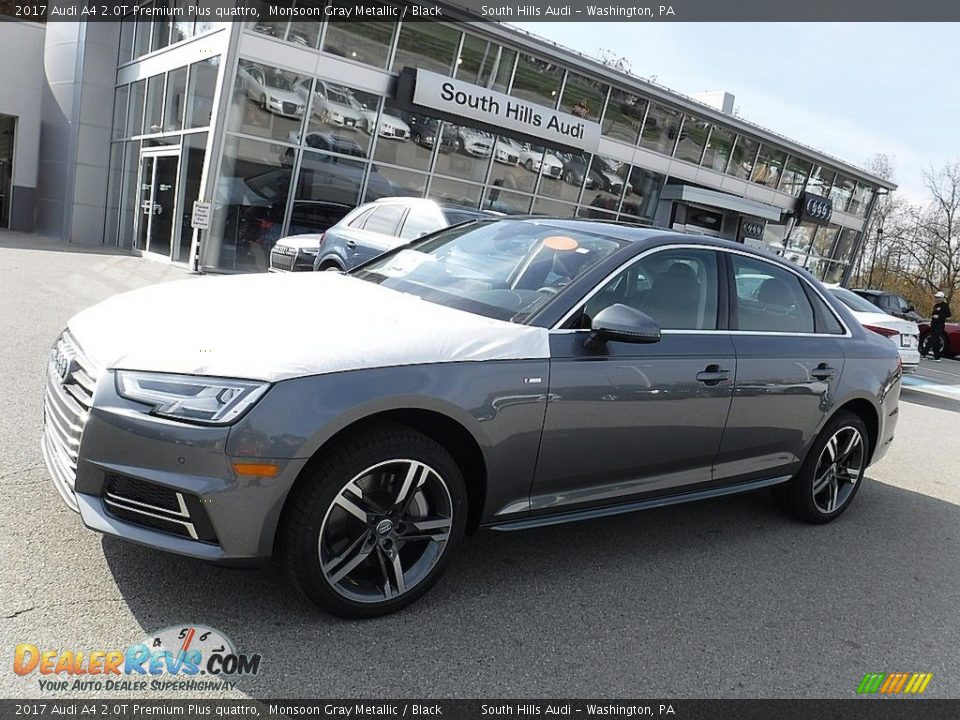 2017 Audi A4 2.0T Premium Plus quattro Monsoon Gray Metallic / Black Photo #1