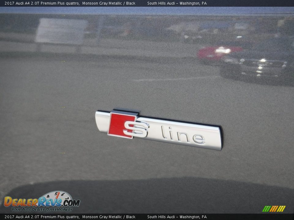 2017 Audi A4 2.0T Premium Plus quattro Monsoon Gray Metallic / Black Photo #3