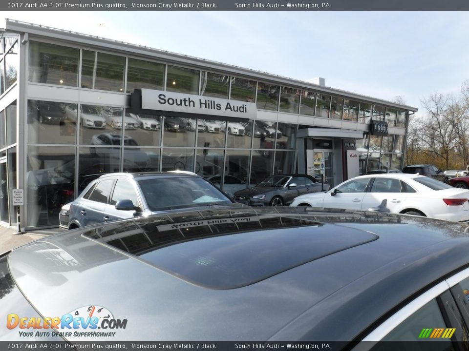 2017 Audi A4 2.0T Premium Plus quattro Monsoon Gray Metallic / Black Photo #4