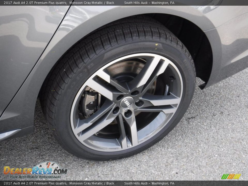 2017 Audi A4 2.0T Premium Plus quattro Monsoon Gray Metallic / Black Photo #5