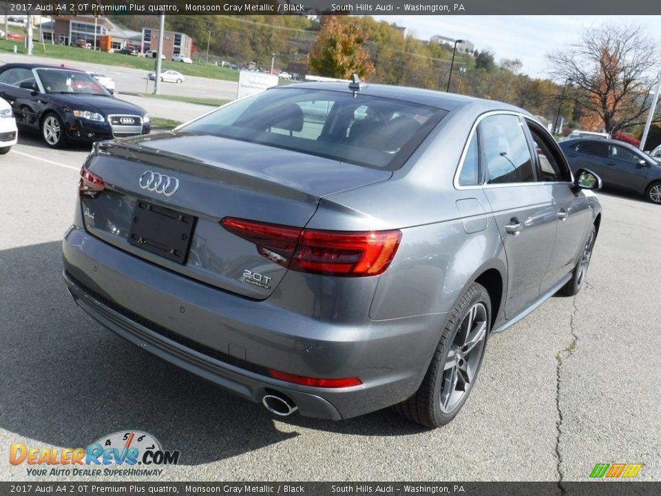2017 Audi A4 2.0T Premium Plus quattro Monsoon Gray Metallic / Black Photo #11
