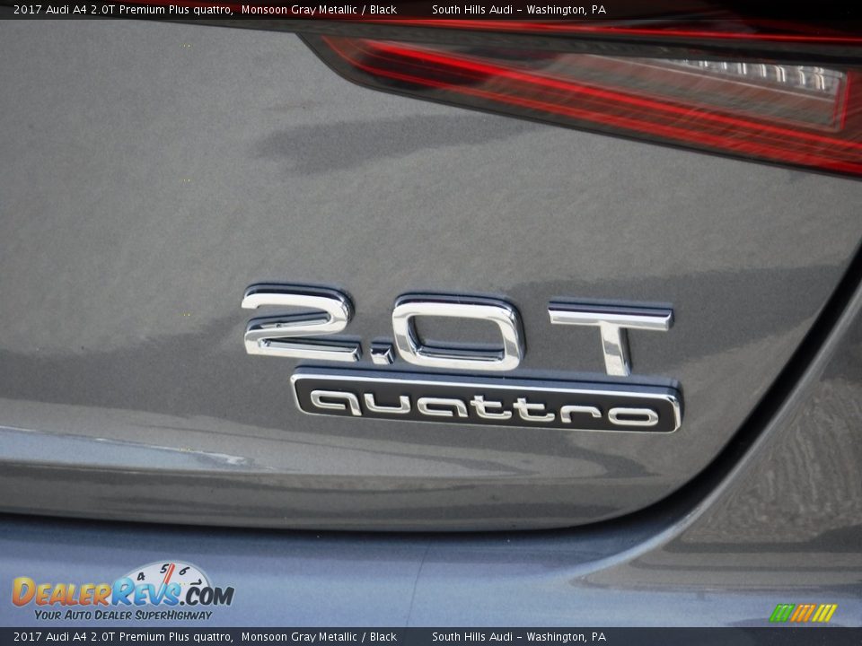 2017 Audi A4 2.0T Premium Plus quattro Monsoon Gray Metallic / Black Photo #12