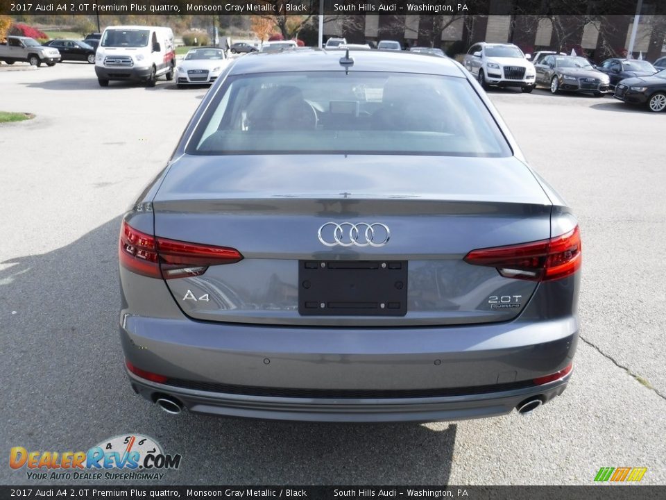 2017 Audi A4 2.0T Premium Plus quattro Monsoon Gray Metallic / Black Photo #13