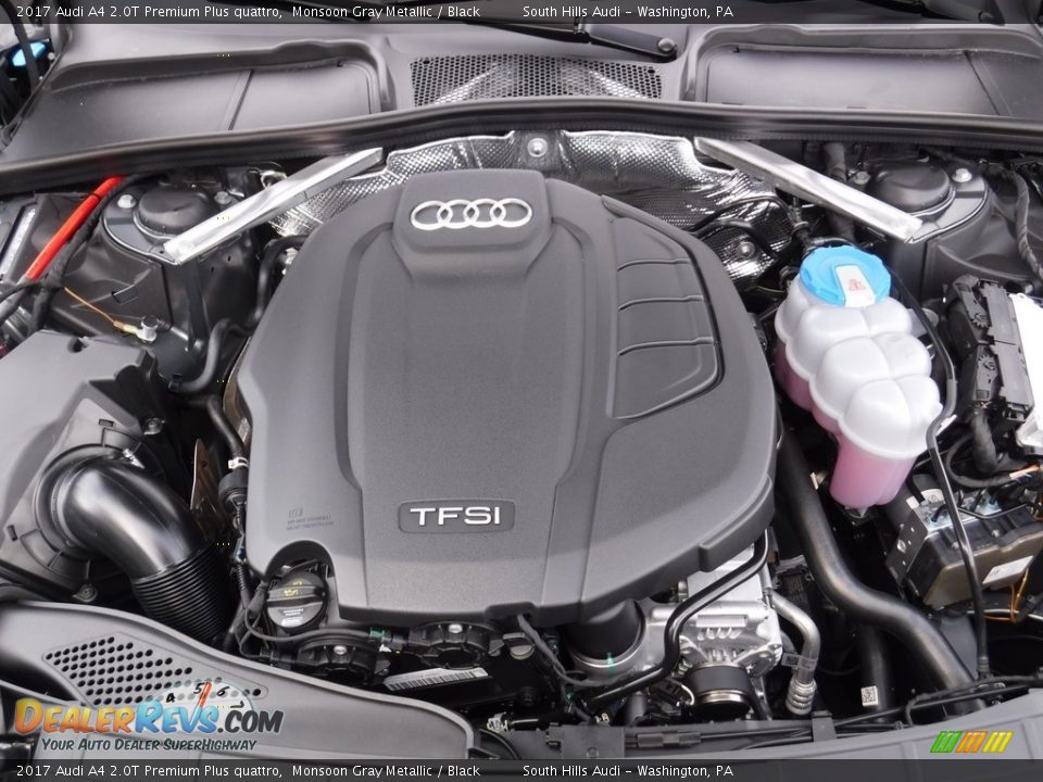 2017 Audi A4 2.0T Premium Plus quattro Monsoon Gray Metallic / Black Photo #15