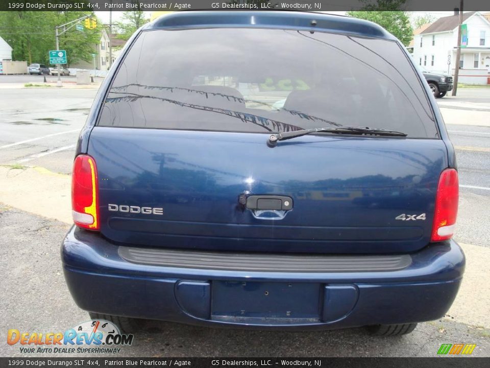 1999 Dodge Durango SLT 4x4 Patriot Blue Pearlcoat / Agate Photo #6