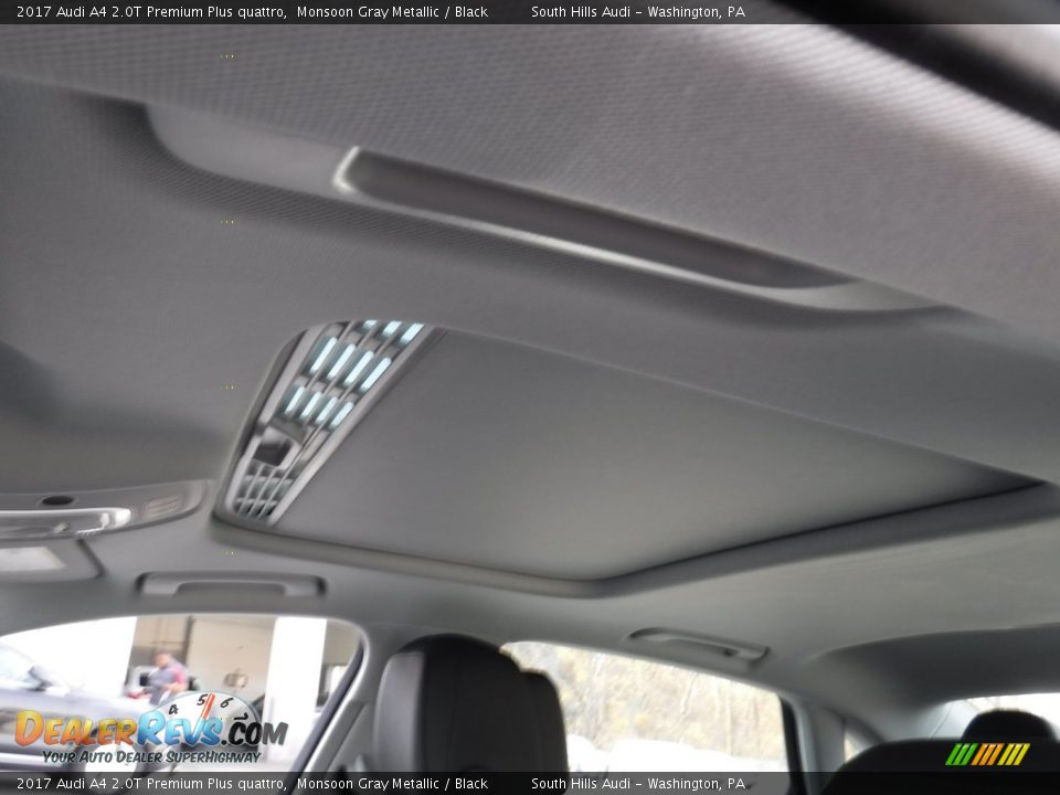2017 Audi A4 2.0T Premium Plus quattro Monsoon Gray Metallic / Black Photo #16