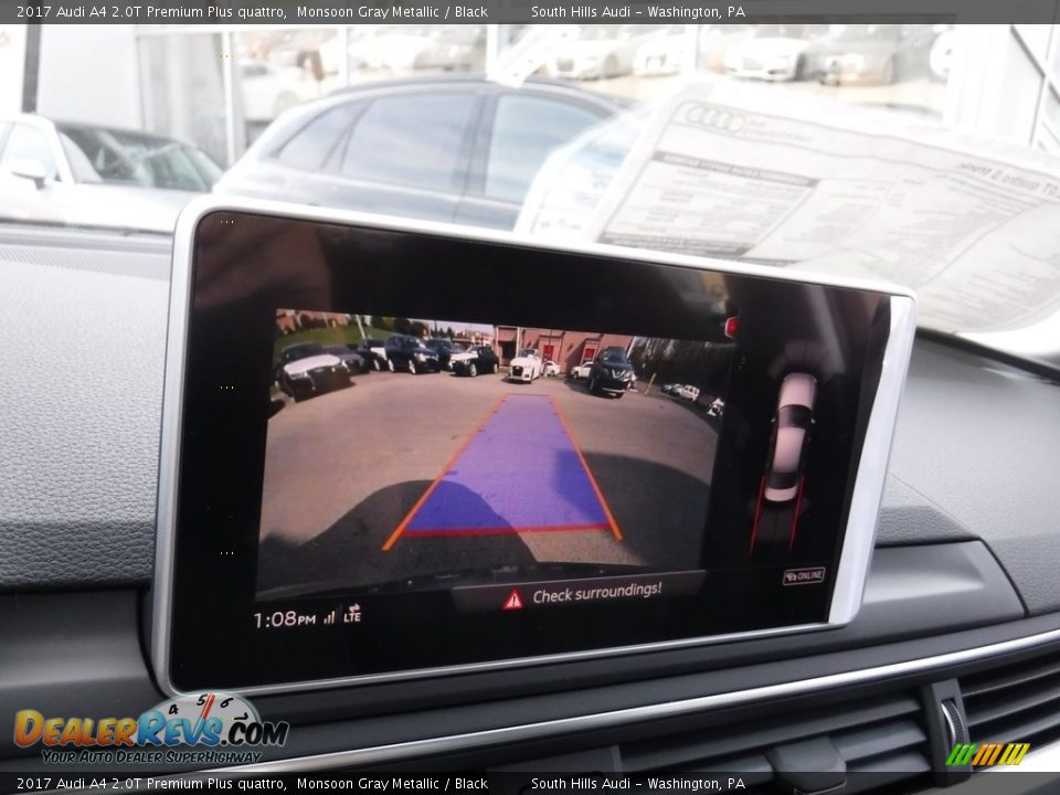 2017 Audi A4 2.0T Premium Plus quattro Monsoon Gray Metallic / Black Photo #18