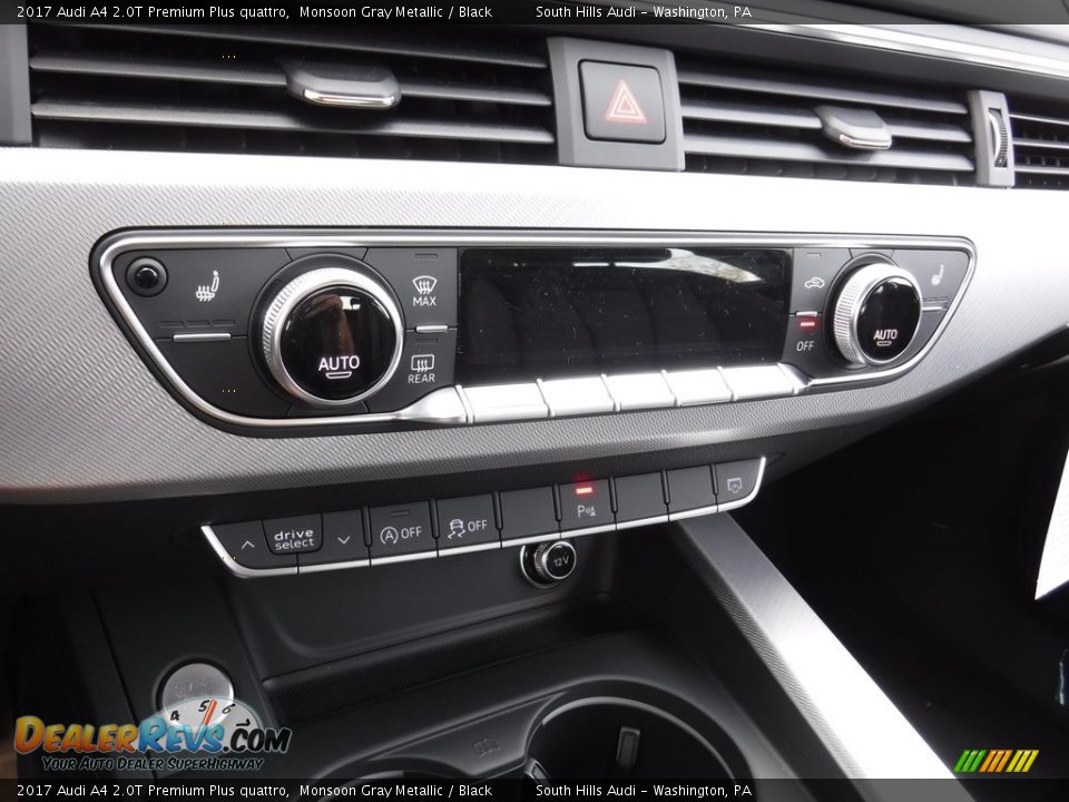 2017 Audi A4 2.0T Premium Plus quattro Monsoon Gray Metallic / Black Photo #19