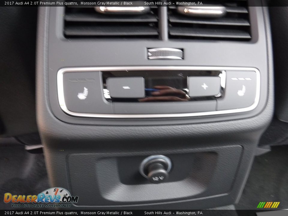 2017 Audi A4 2.0T Premium Plus quattro Monsoon Gray Metallic / Black Photo #21