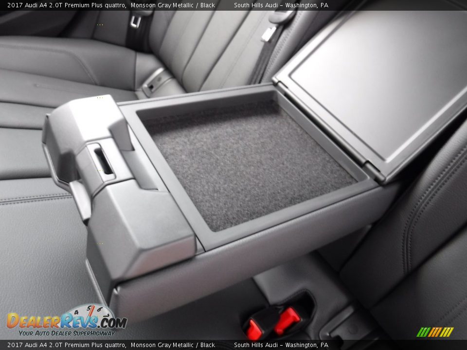 2017 Audi A4 2.0T Premium Plus quattro Monsoon Gray Metallic / Black Photo #22