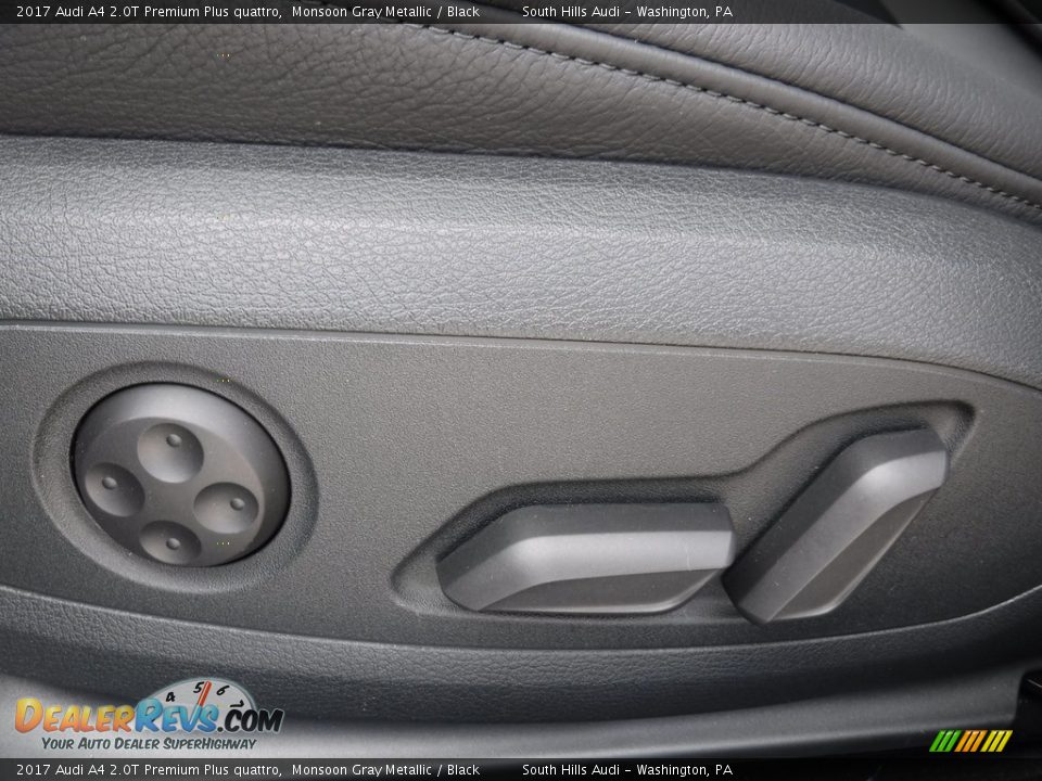 2017 Audi A4 2.0T Premium Plus quattro Monsoon Gray Metallic / Black Photo #26