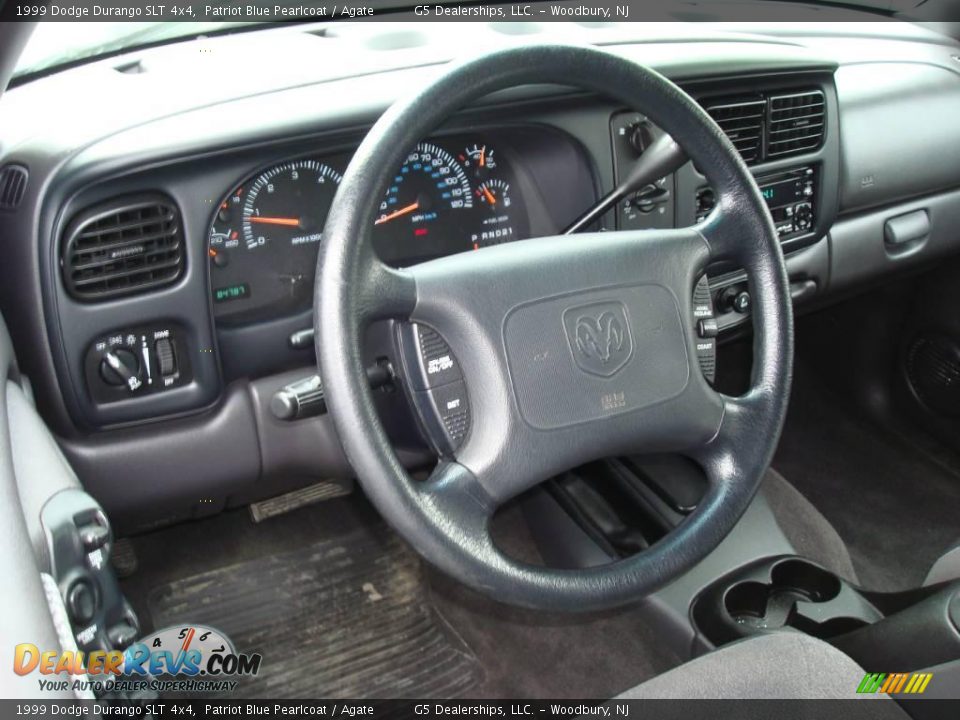 1999 Dodge Durango SLT 4x4 Patriot Blue Pearlcoat / Agate Photo #9