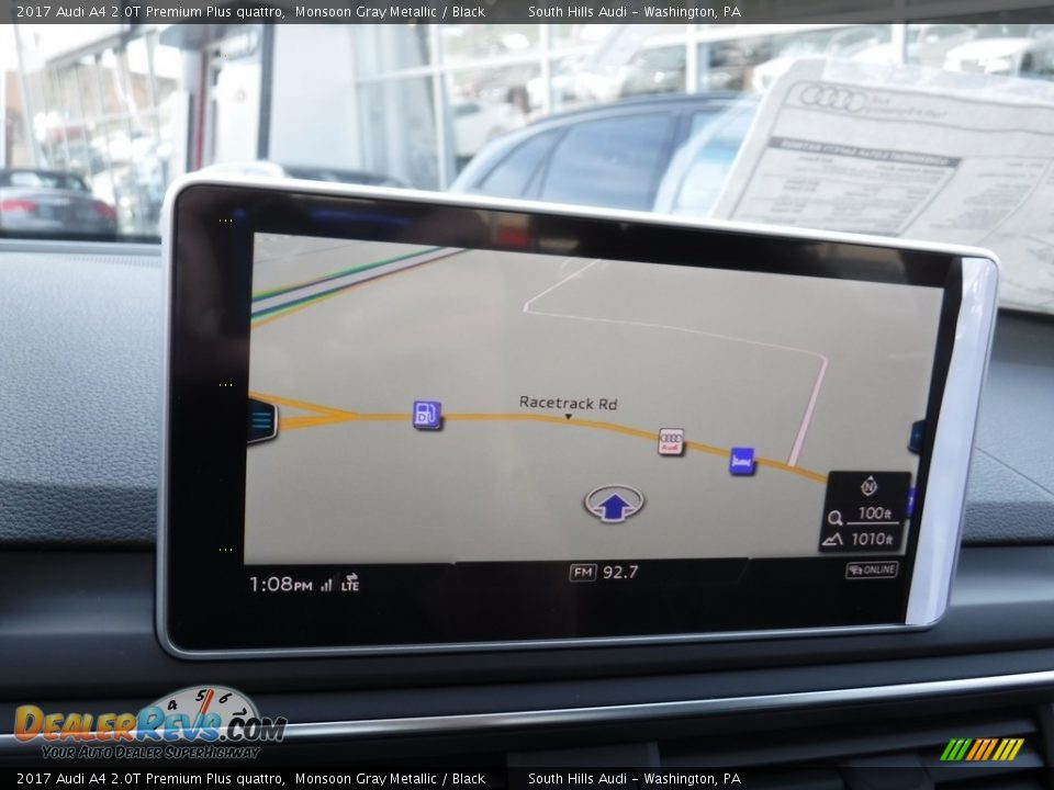 2017 Audi A4 2.0T Premium Plus quattro Monsoon Gray Metallic / Black Photo #27