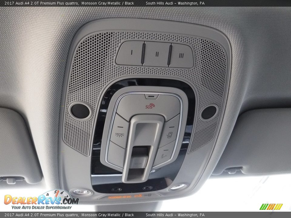 2017 Audi A4 2.0T Premium Plus quattro Monsoon Gray Metallic / Black Photo #31