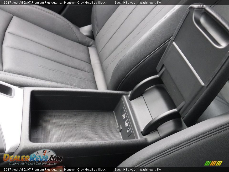 2017 Audi A4 2.0T Premium Plus quattro Monsoon Gray Metallic / Black Photo #33