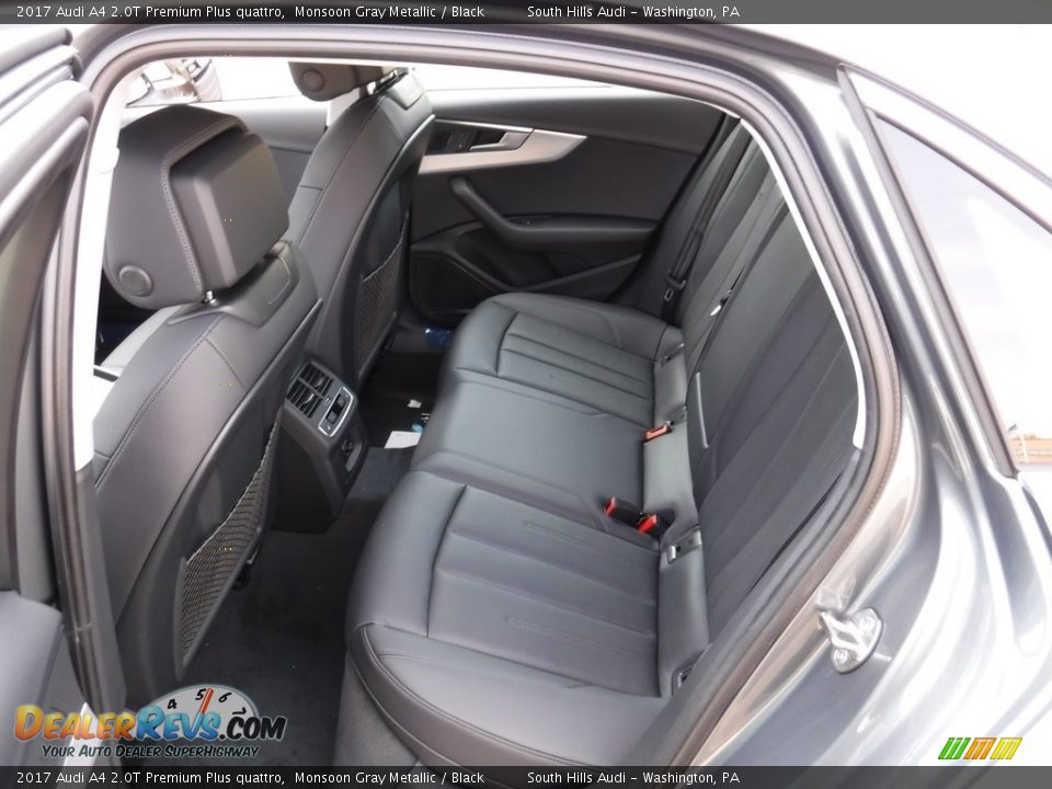 2017 Audi A4 2.0T Premium Plus quattro Monsoon Gray Metallic / Black Photo #34