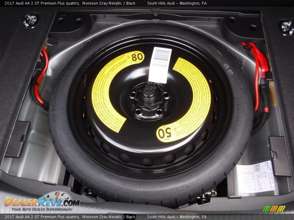 2017 Audi A4 2.0T Premium Plus quattro Monsoon Gray Metallic / Black Photo #36