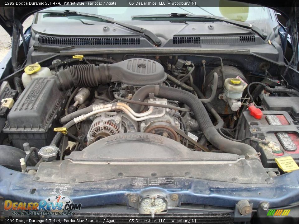1999 Dodge Durango SLT 4x4 Patriot Blue Pearlcoat / Agate Photo #17