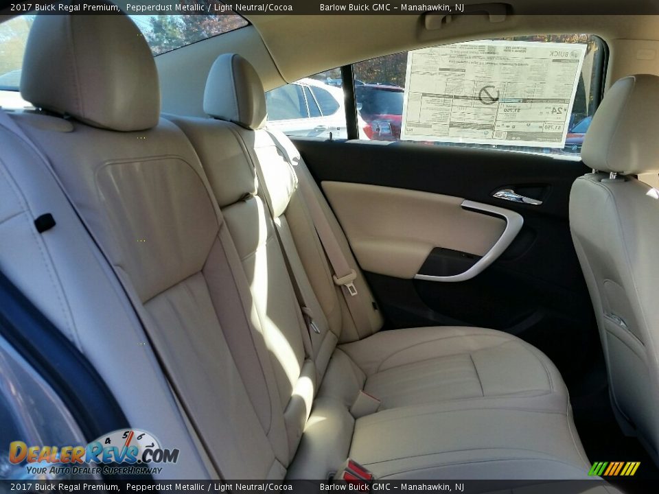 Rear Seat of 2017 Buick Regal Premium Photo #6