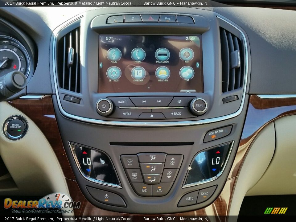 Controls of 2017 Buick Regal Premium Photo #9
