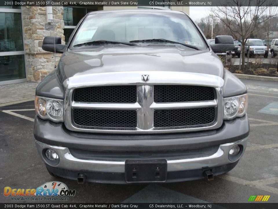 2003 Dodge Ram 1500 ST Quad Cab 4x4 Graphite Metallic / Dark Slate Gray Photo #4
