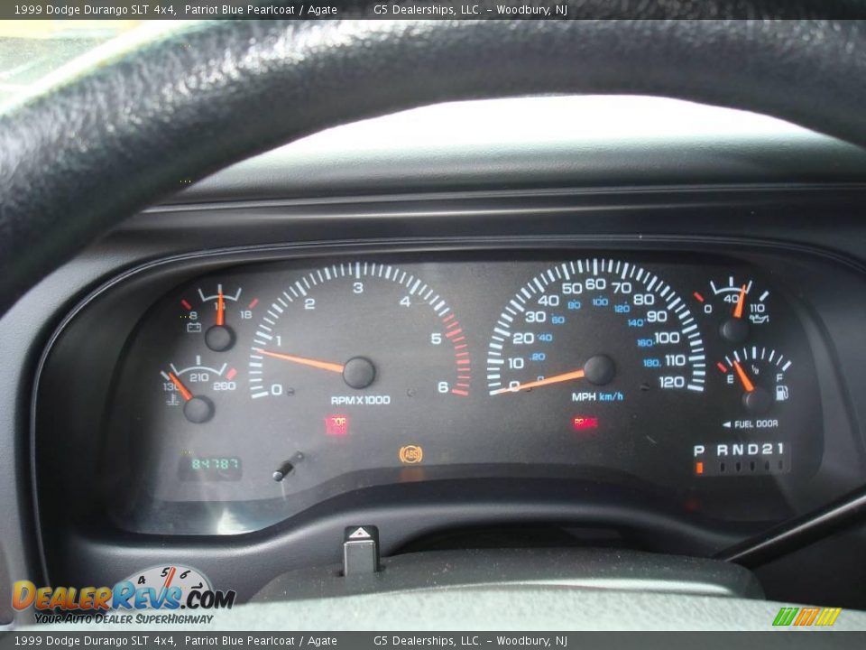 1999 Dodge Durango SLT 4x4 Patriot Blue Pearlcoat / Agate Photo #23