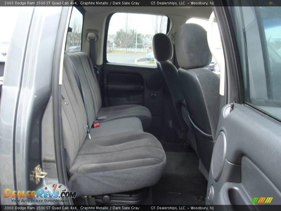 2003 Dodge Ram 1500 ST Quad Cab 4x4 Graphite Metallic / Dark Slate Gray Photo #17
