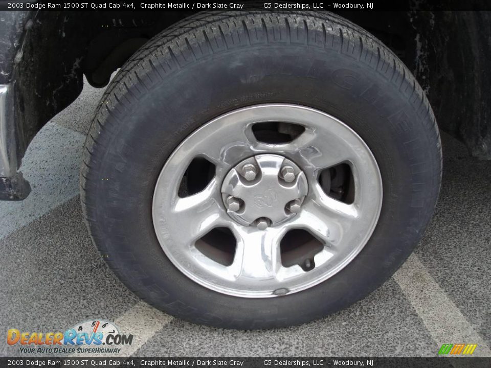 2003 Dodge Ram 1500 ST Quad Cab 4x4 Graphite Metallic / Dark Slate Gray Photo #20